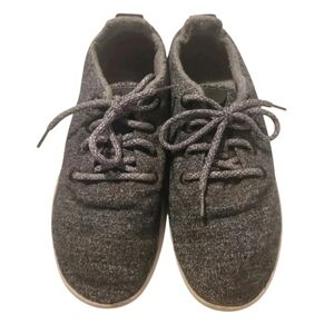 ALLBIRDS Men's Grey Wool runners, light grey soles, athletic sneakers, size 10
